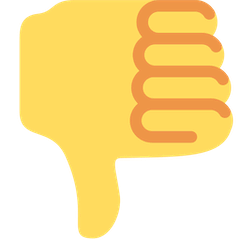 Thumbs Down Emoji on Twitter