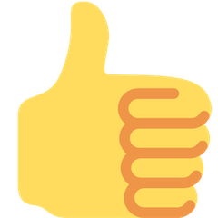 Thumbs Up Emoji on Twitter
