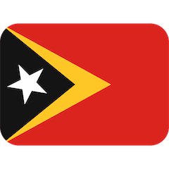 Bandiera di Timor Est Emoji Twitter