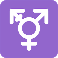 ⚧️ Símbolo transgénero Emoji en Twitter