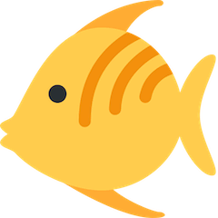 Тропическая рыба Эмодзи в Twitter