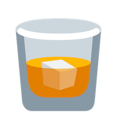 Vaso de whisky Emoji Twitter
