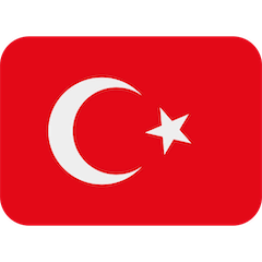 Drapeau de la Turquie Émoji Twitter