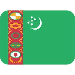 Flag: Turkmenistan Emoji on Twitter