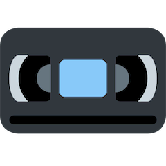 Videocassette Emoji on Twitter