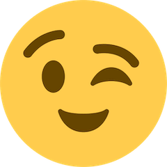 😉 Zwinkerndes Gesicht Emoji auf Twitter