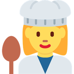 Woman Cook Emoji on Twitter