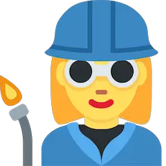 👩‍🏭 Operaria de fábrica Emoji en Twitter