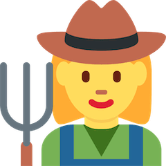 Agricultrice Émoji Twitter