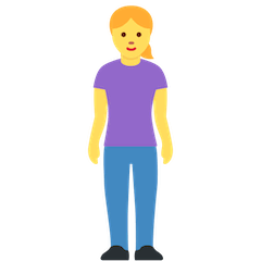 Woman Standing Emoji on Twitter