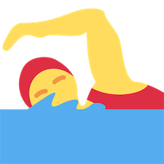 🏊‍♀️ Nadadora Emoji nos Twitter