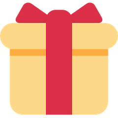 Wrapped Gift Emoji on Twitter