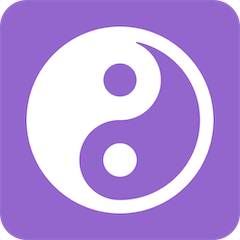 Yin yang Emoji Twitter