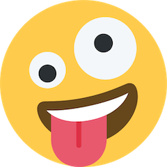 🤪 Faccina con espressione buffa Emoji su Twitter