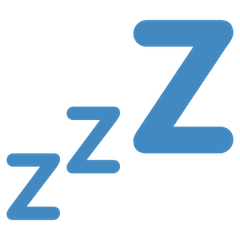 Simbolo del sonno Emoji Twitter