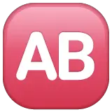🆎 Blutgruppe AB Emoji auf WhatsApp