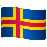 Flag: Åland Islands Emoji on WhatsApp