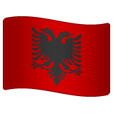 Flag: Albania Emoji on WhatsApp