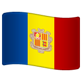Flag: Andorra Emoji on WhatsApp