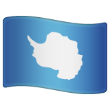 🇦🇶 Flagge der Antarktis Emoji auf WhatsApp