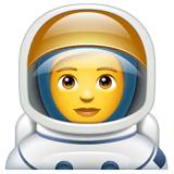🧑‍🚀 Astronauta Emoji en WhatsApp