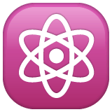 Atom Symbol Emoji on WhatsApp