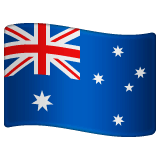 Флаг Австралии Эмодзи в WhatsApp