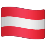 Bandera de Austria Emoji WhatsApp