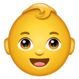 👶 Bebé Emoji en WhatsApp