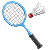 🏸 Badmintonschläger und Federball Emoji auf WhatsApp