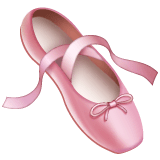 Ballet Shoes Emoji on WhatsApp