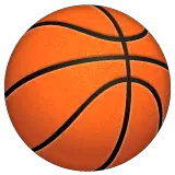 Баскетбольный мяч Эмодзи в WhatsApp