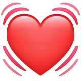 💓 Beating Heart Emoji on WhatsApp
