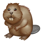 🦫 Beaver Emoji on WhatsApp