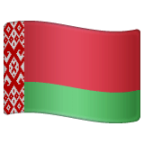 Flagge von Weißrussland Emoji WhatsApp