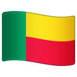Флаг Бенина Эмодзи в WhatsApp