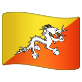 🇧🇹 Flagge von Bhutan Emoji auf WhatsApp