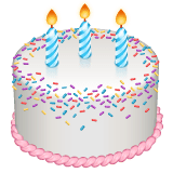 🎂 Birthday Cake Emoji on WhatsApp