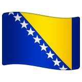 波斯尼亚和黑塞哥维那国旗 on WhatsApp