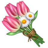 Bouquet Emoji on WhatsApp