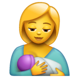 🤱 Breast-Feeding Emoji on WhatsApp