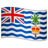 Flagge des Britischen Territoriums im Indischen Ozean Emoji WhatsApp