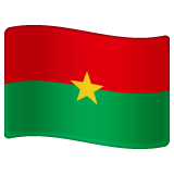 Bandera de Burkina Faso Emoji WhatsApp