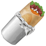 Burrito Emoji on WhatsApp