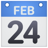 📅 Calendar Emoji on WhatsApp