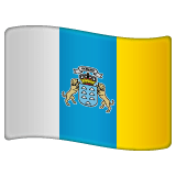 Flagge der Kanarischen Inseln on WhatsApp