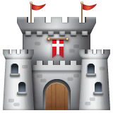 Castello europeo Emoji WhatsApp