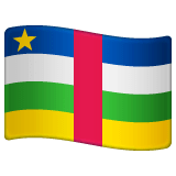 Bendera Republik Afrika Tengah on WhatsApp