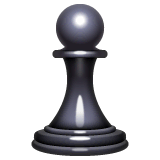 Peão de xadrez Emoji WhatsApp