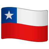 Bandera de Chile on WhatsApp